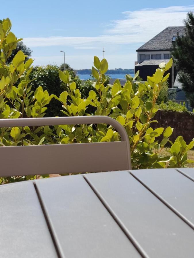Le 3 Appartement Vue Mer Avec Jardin 100M De La Plage Et De La Thalasso Concarneau Bagian luar foto