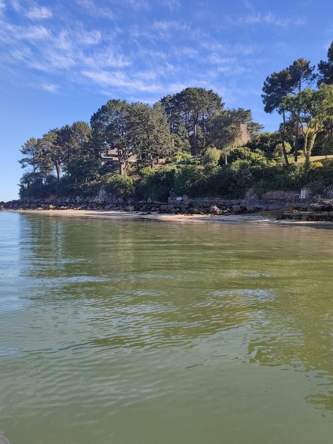 Le 3 Appartement Vue Mer Avec Jardin 100M De La Plage Et De La Thalasso Concarneau Bagian luar foto