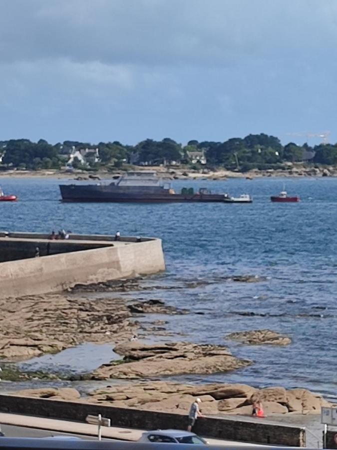 Le 3 Appartement Vue Mer Avec Jardin 100M De La Plage Et De La Thalasso Concarneau Bagian luar foto
